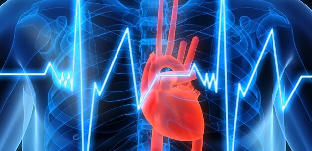 Rindkere osteokondroosiga võib kaasneda valutunne südame piirkonnas. 